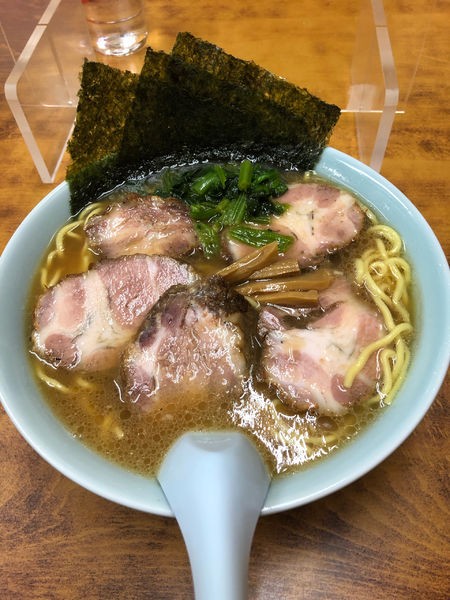 「チャーシュー麺中盛1000円、硬め濃いめ」@三和ラーメンの写真
