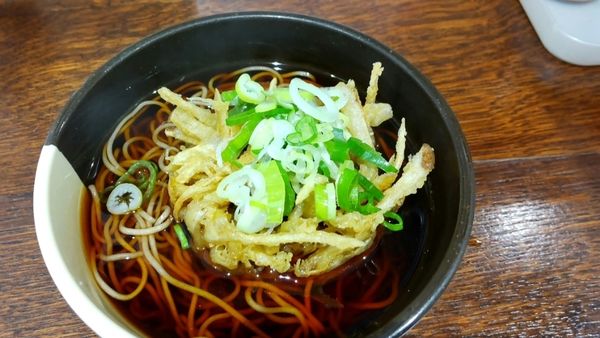 「ごぼう天そば」@大橋やの写真