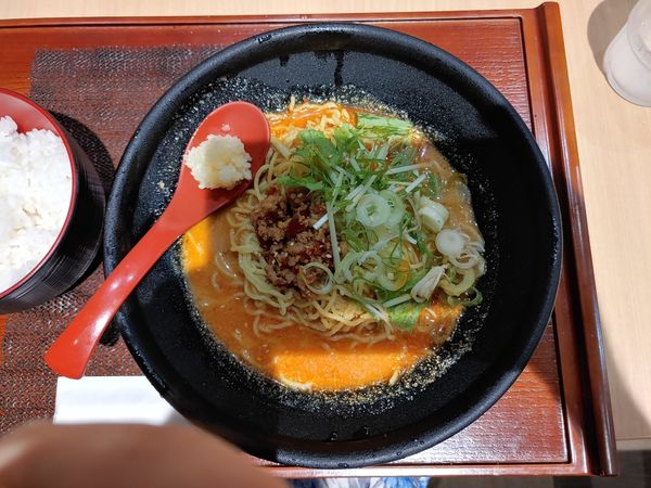 「冷やし担々麺」@麺の城 記念橋店の写真