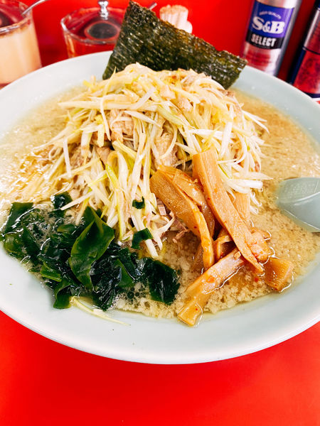 「ネギラーメンネギあえマシ」@ラーメンショップ 太田店の写真