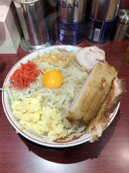 「小豚＋汁なし」@豚山 白楽店の写真