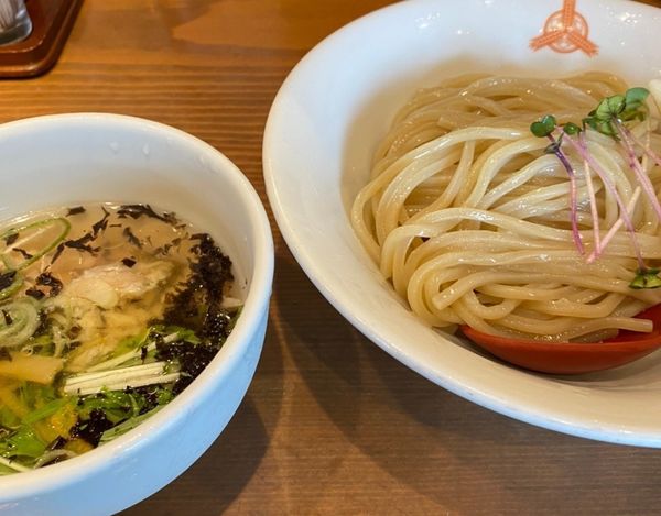 「冷やし鯛だし塩つけ麺　７９０円」@つけ麺専門店 三田製麺所 川崎店の写真