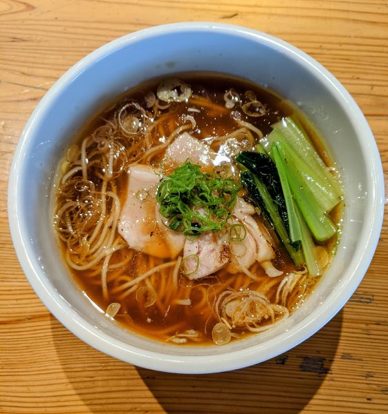「本日の地鶏中華そば　醤油　1,000円」@麺処 図鑑の写真