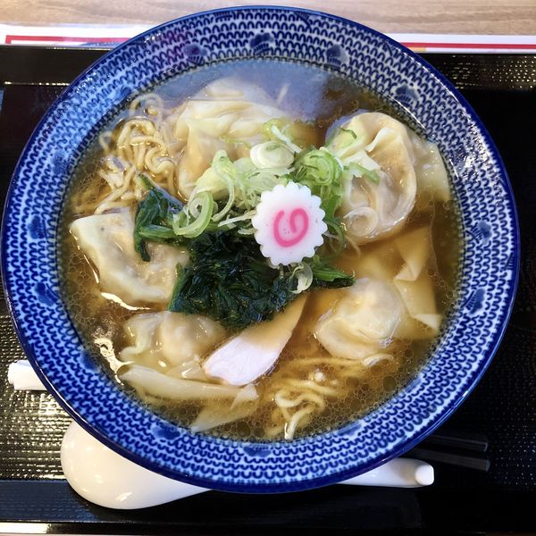 「鶏だし海老雲呑麺 醤油」@ワンタン屋 今福商店の写真