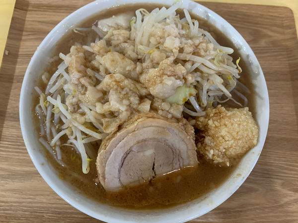 「ラーメン並 200g ニンニクアブラカラメ」@らーめん おうかの写真