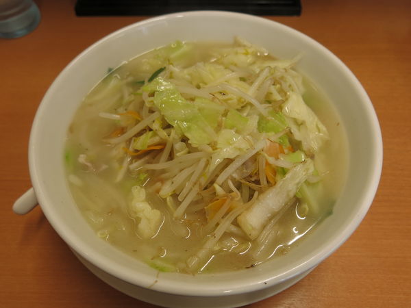 「野菜たっぷりタンメン：520円」@日高屋 秋葉原駅南店の写真