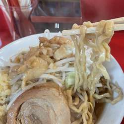 極太麺　ニンニク野菜アブラ(全て普通)