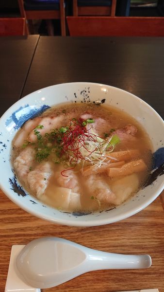 「叉焼雲呑麺」@豚骨清湯・自家製麺 かつらの写真