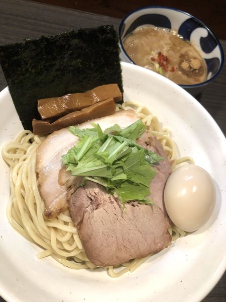 「【夜営業限定】濃厚鶏魚介つけ麺 中 ￥980」@ラーメンつけ麺 奔放の写真