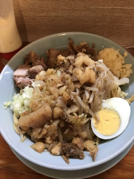 「まぜそば」@ラーメン富士丸 西新井大師店の写真