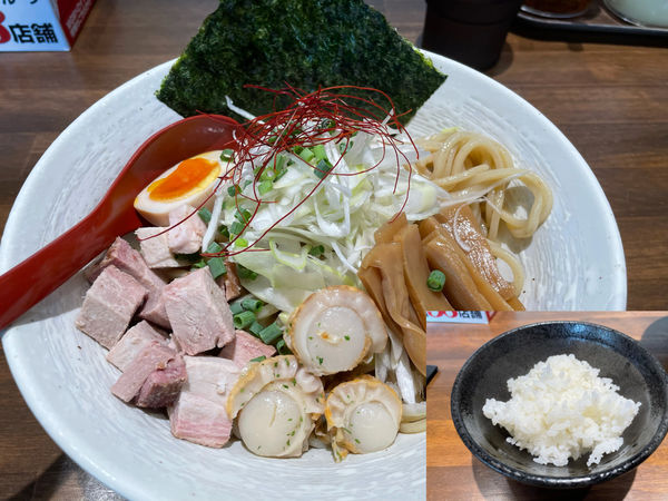 「【限定】冷製貝だし塩油そば900円」@五代目むじゃきの写真