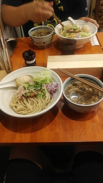 「濃厚煮干しつけ麺」@千日紅の写真