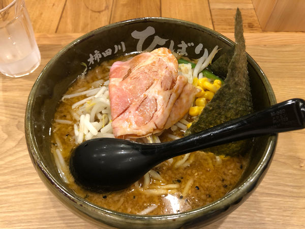 「味噌らーめん」@味噌らーめん 柿田川ひばり 恵比寿本店の写真