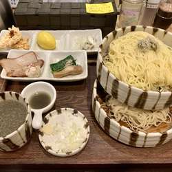 特選煮干し塩つけそば1100円