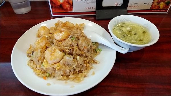 「蝦仁炒飯（７８０円）」@龍盛菜館 京急川崎駅前店の写真