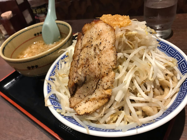 「背脂野菜づけ麺　中盛」@麺屋こうじの写真