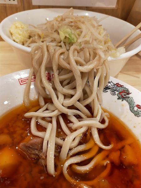 「つけ麺・大2 650（脂・にんにく）」@ラーメン緑山の写真