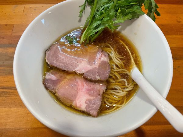 「地鶏醤油」@極汁美麺 umamiの写真