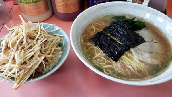 「ラーメン ネギごはん」@ラーメンショップ 橋戸店の写真