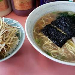 ラーメン ネギごはん