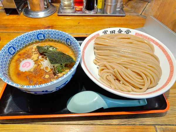 「濃厚つけ麺 大盛 1000円」@松戸中華そば 富田食堂の写真
