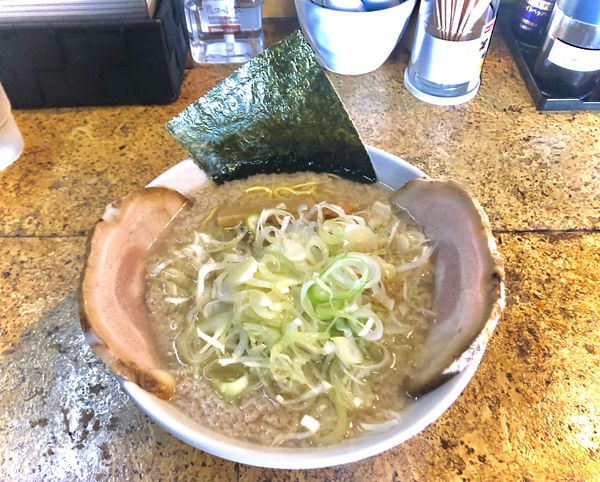 「こってり醤油　ねぎ•豚増し」@きくちひろきの写真