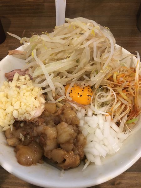 「汁なし小　900円」@男気らーめん アカギの写真