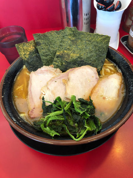 「チャーシュー麺大盛1100円」@家系ラーメン 熊田家の写真