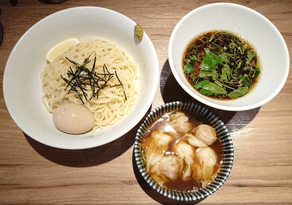 「黒旨特製つけsoba＋味玉」@中華soba いそべの写真