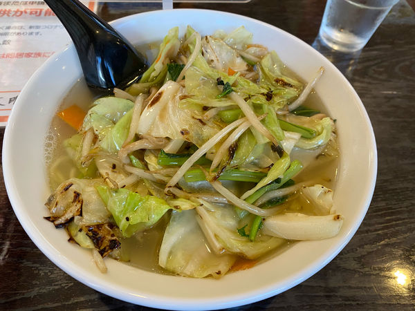 「タンメン（固め）850円」@中華料理 大明園の写真