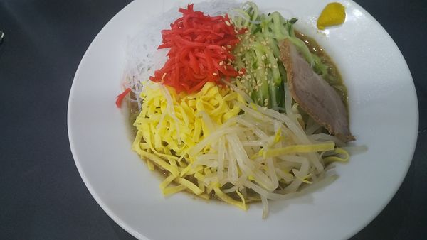 「【夏季限定】冷やし中華・大盛（¥600）」@博多天神 お茶の水店の写真