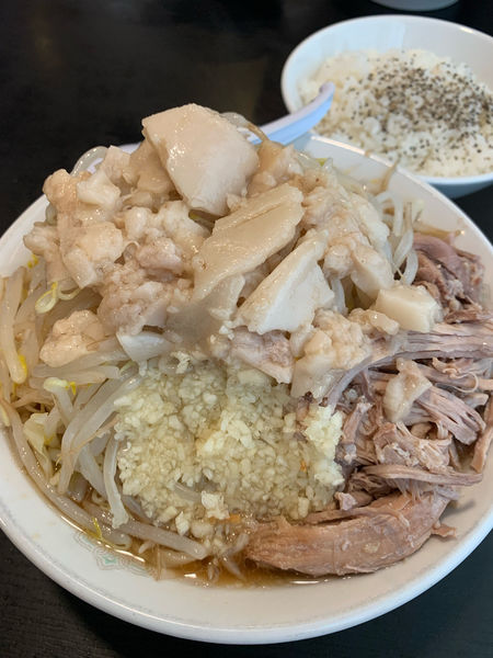 「ラーメン並　全マシ」@麺とび六方の写真