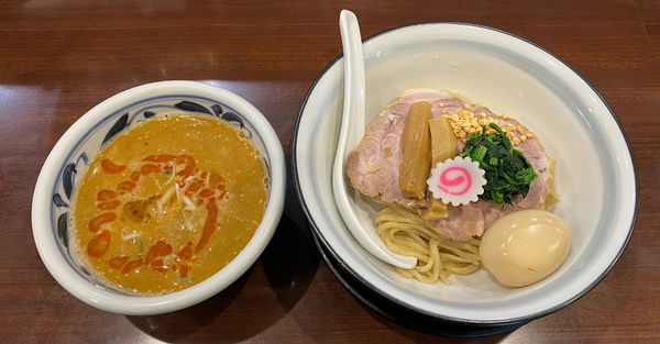 「カラシビ担々つけ麺」@らーめんつけ麺 吉田商店 本店の写真