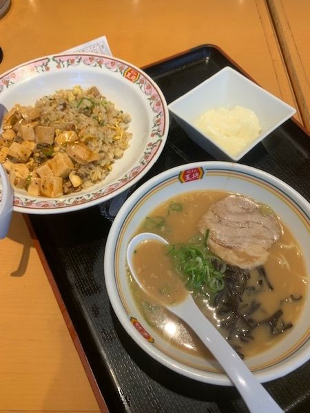 「日替わりランチ 795円」@餃子の王将 早稲田夏目坂通り店の写真