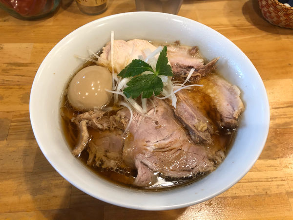 「中華そば 極 + チャーシュー丼」@麺や 田むらの写真