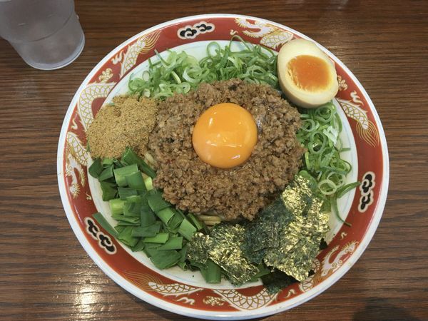 「台湾まぜそば(追い飯付き)」@ラーメンかなやの写真