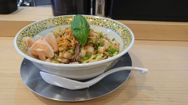 「【限定】まぜそば「流星群」」@中華そば すばる食堂の写真