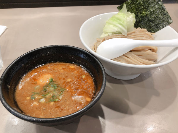 「海老つけめん　味玉」@つけ麺 五ノ神製作所の写真