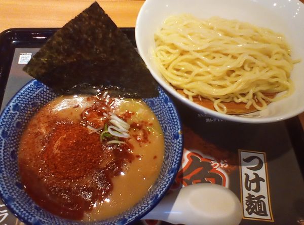 「[限定]辛辛魚つけ麺」@らあめん花月嵐 中山駅前店の写真