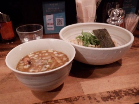 「濃い出汁つけそば」@日本橋 製麺庵 なな蓮の写真