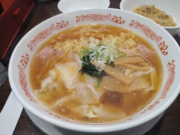 「ワンタン麺」@バーミヤン 京都新堀川店の写真