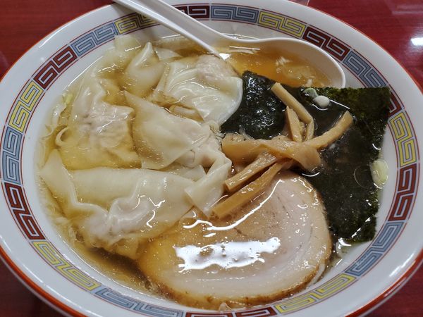 「ワンタン麺」@中華料理 平安の写真
