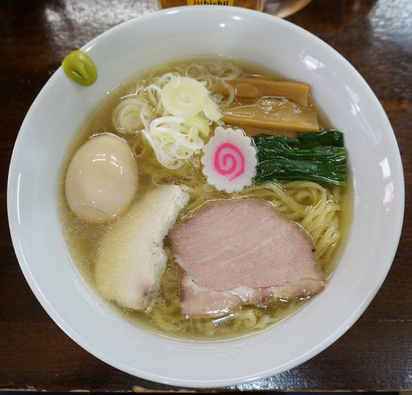 「【限定】手揉み塩ラーメン＋味玉」@麺処 むら井の写真