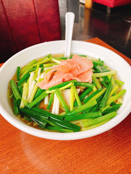 「博多ネギらーめん」@手打ちらーめん 金龍の写真