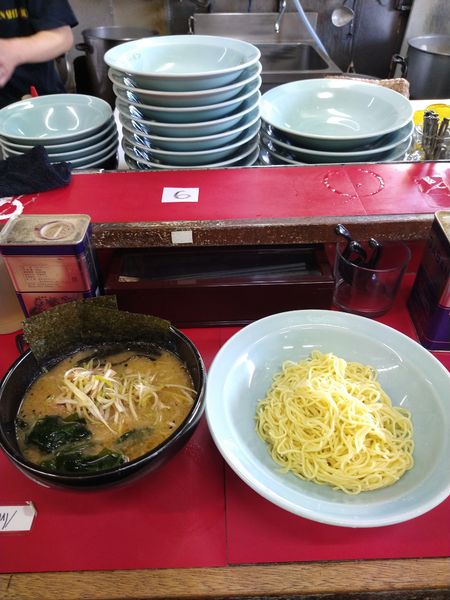 「ネギつけめん　950円」@ラーメンショップ 大師店の写真