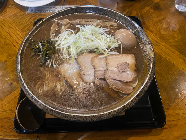 「中華そば（大）　全部乗せトッピング」@もちもちの木 野田店の写真