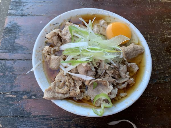 「肉そば (450円)」@南天 本店の写真