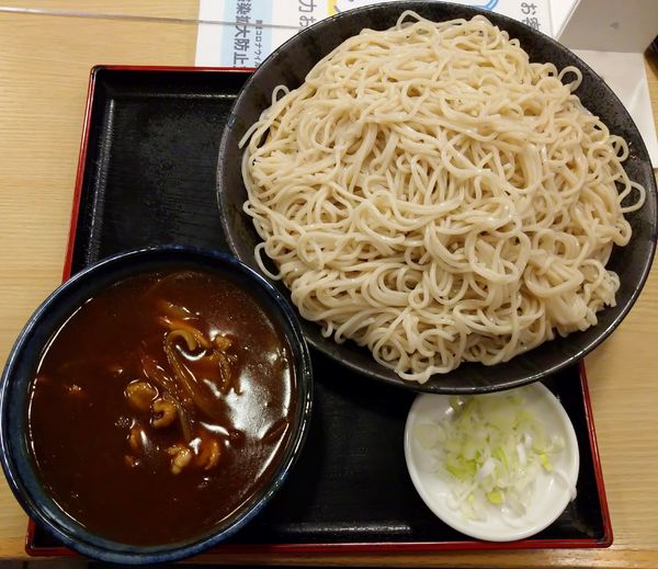 「カレーせいろ（790円）＋大盛り（100円）」@きそば 美かわ家の写真