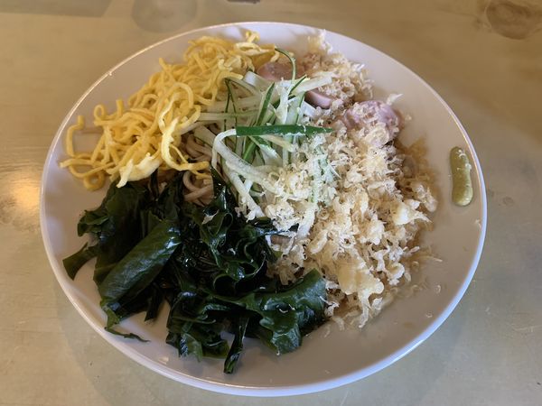 「冷やしたぬきそば (600円)」@もも家の写真