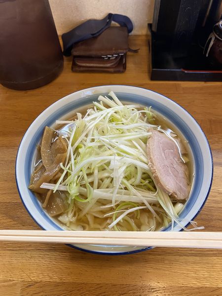 「白ねぎラーメン」@手打ラーメン 恵比寿屋の写真